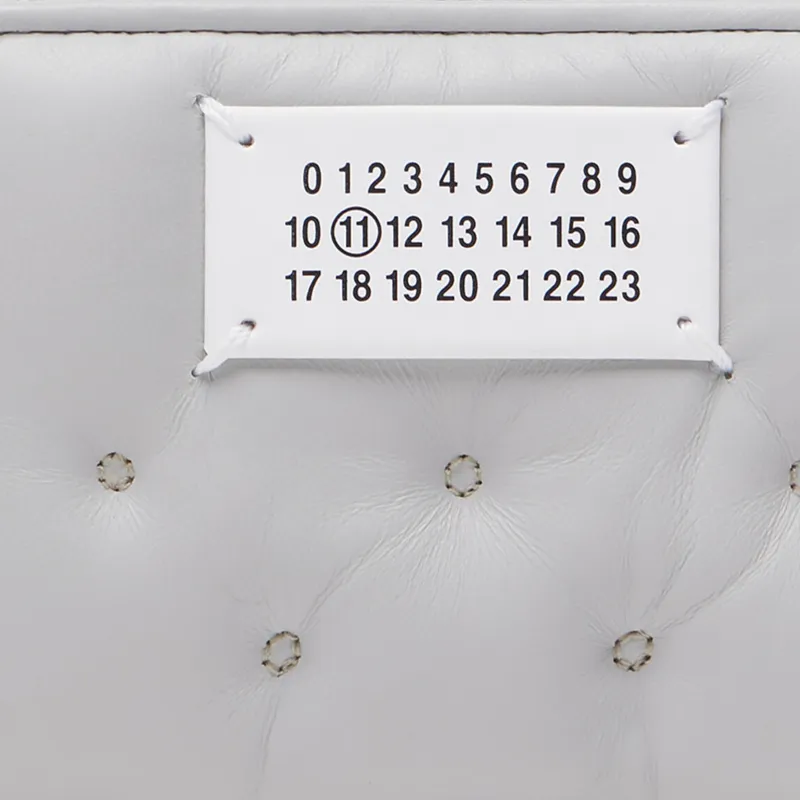 Maison Margiela Glam Slam Sheepskin Wallet Women's Glacier-4