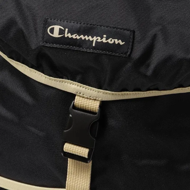 Champion Polyester Backpack Men's Black & Beige-6