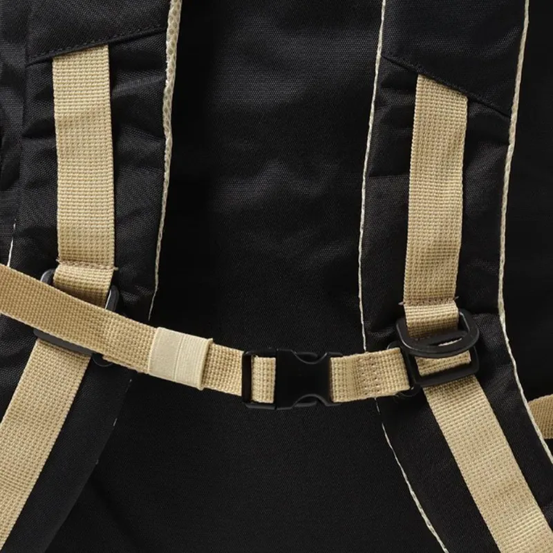 Champion Polyester Backpack Men's Black & Beige-4