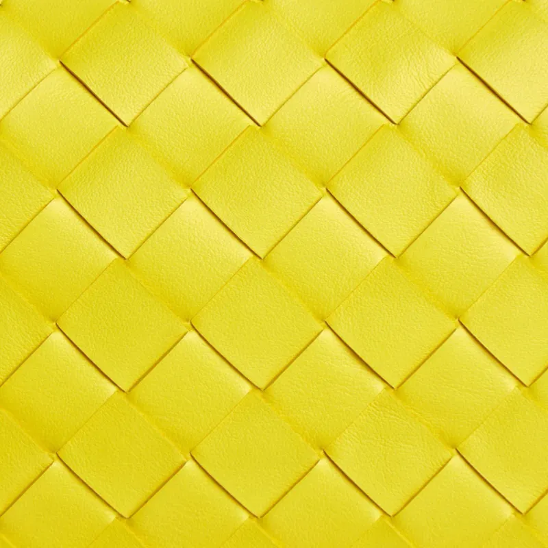 Bottega Veneta LOOP Cow Leather Handbag Women's Sulfur Color-4
