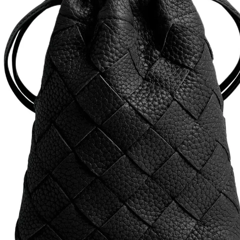 Bottega Veneta Cow Leather Crossbody Bag Men's Black-4