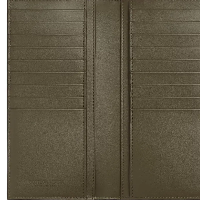 Bottega Veneta CASSETTE Calfskin Wallet Men's Slate & Cypress-3