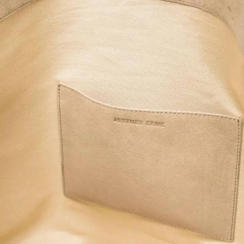 AESTHER EKME Cow Leather Shoulder Bag Women's Light Sand-2