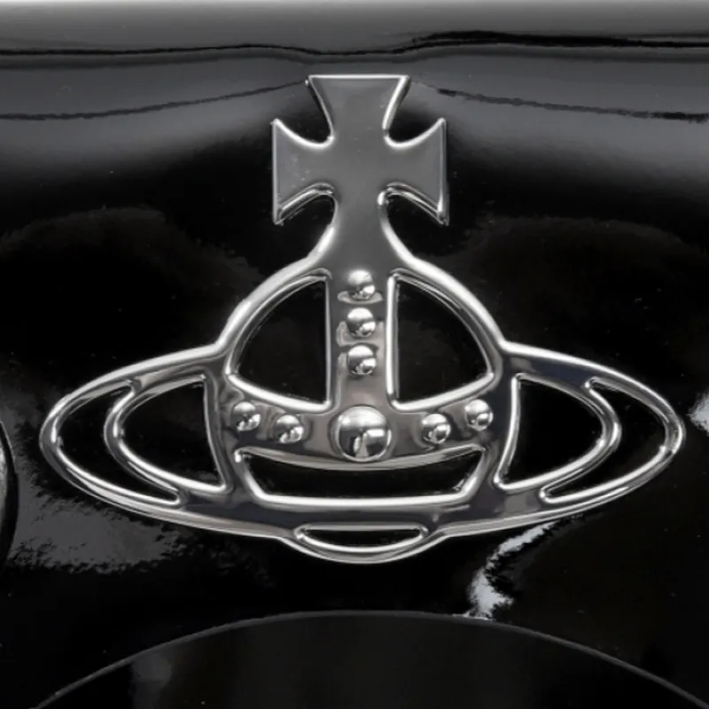 Vivienne Westwood Leather Shoulder Bag Women's Black-2