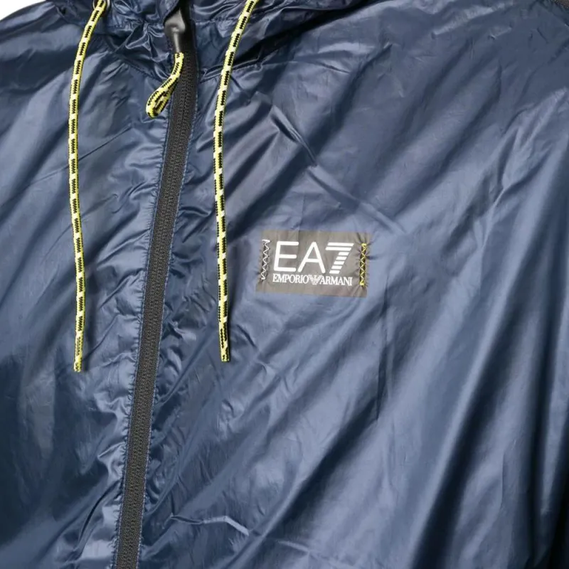 EMPORIO ARMANI EA7 Puffer Jacket Men's Blue-4