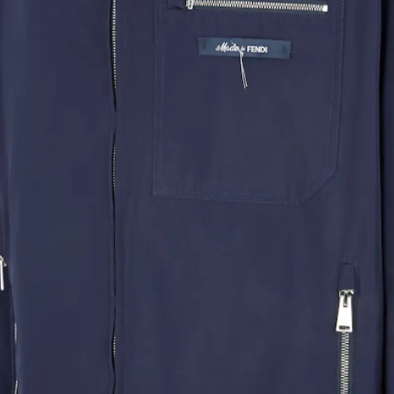 FENDI Jackets & Coats Men's Blue-3
