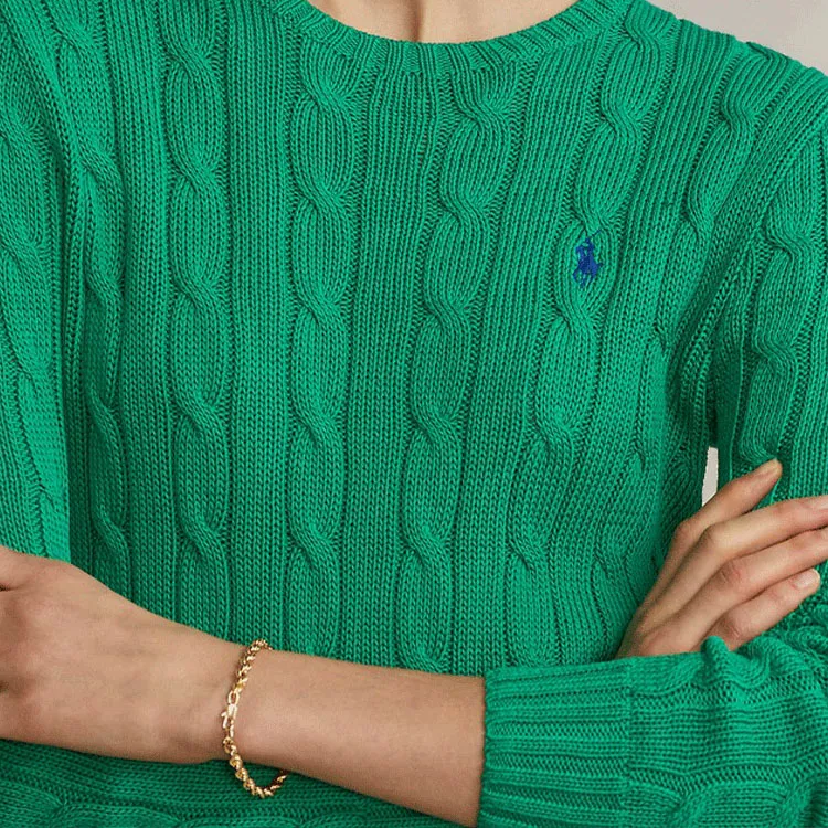 Polo Ralph Lauren Cable knit Cotton Sweatshirt-4