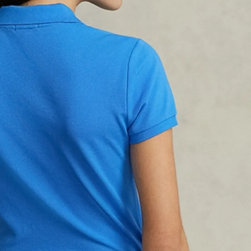 Polo Ralph Lauren SS23 Polo Shirt Women's Blue-5