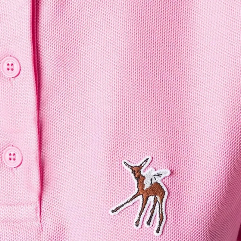 Burberry Polo Shirt Women's Pink-5