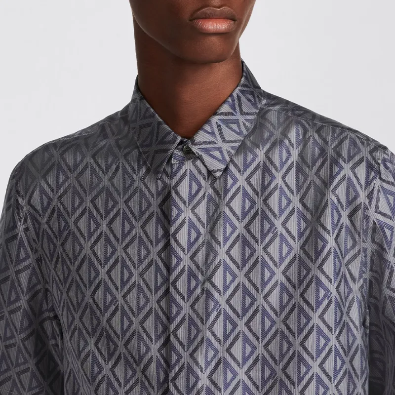 DIOR Shirts Men Dark Gray-4