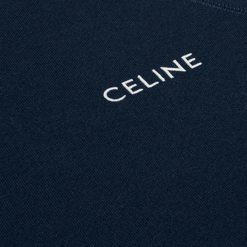 CELINE SS25 Cashmere Sweater Women's Marine Blue-3