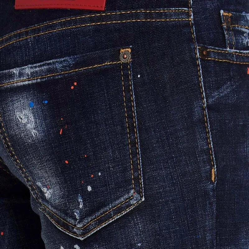 DSQUARED 2 Jennifer Distressed Cropped Jeans-6