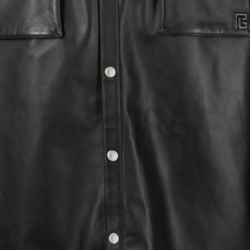 BALMAIN Logo Embossed Long-Sleeved Shirt-5