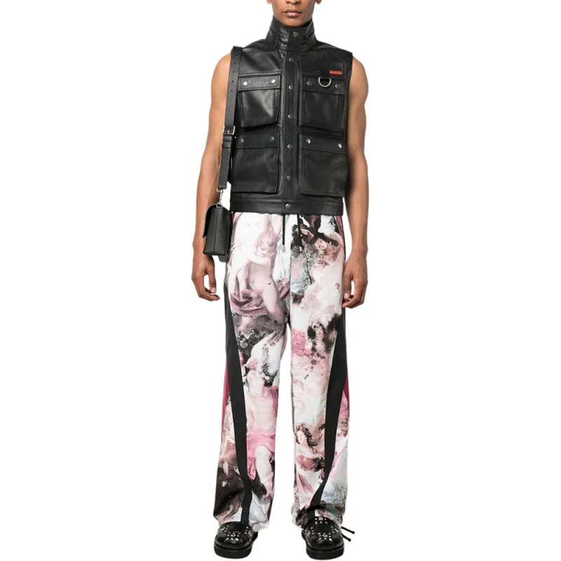 BALMAIN Pastel Printed Drawstring Track Pants-1