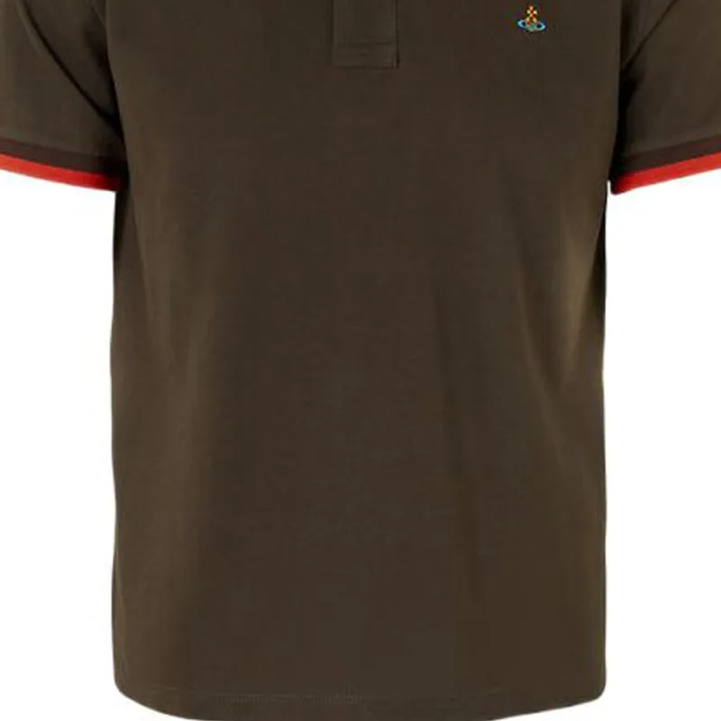Vivienne Westwood SS23 Polo Shirt Men's Brown-4