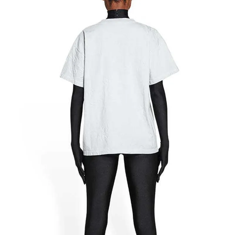 Balenciaga College 1917 T Shirt White-4
