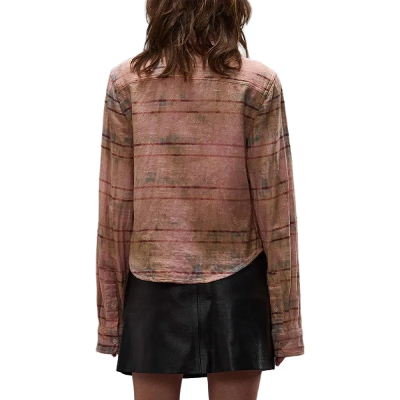 R13 Check print Shirt-2