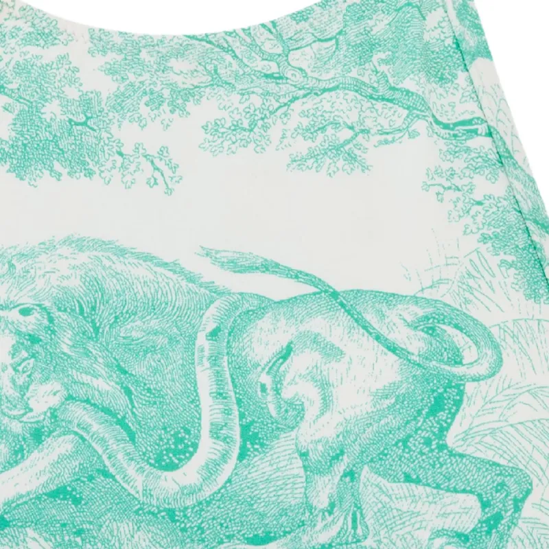 DIOR All Over Patterned Sleeveless Swimsuit-4