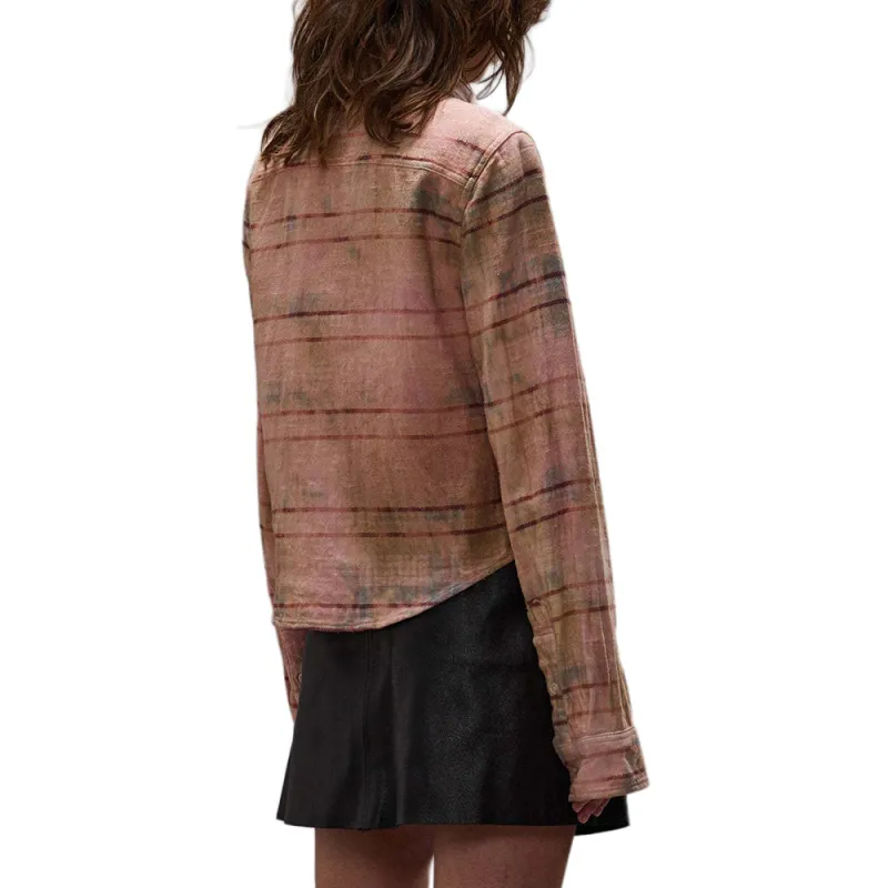 R13 Check print Shirt-4