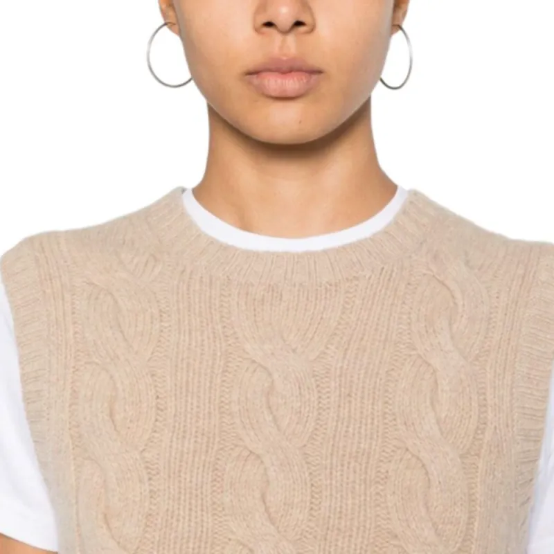 Polo Ralph Lauren Cropped Knitted Vest-4
