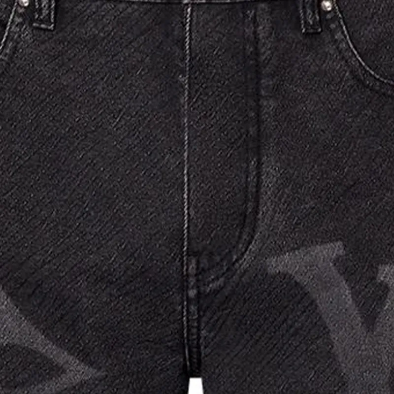 LOUIS VUITTON Monogram Denim Pants - POIZON