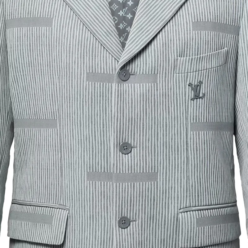 LOUIS VUITTON Lv X Park Seo Bo Tailored Wool Single Breasted Jacket-7