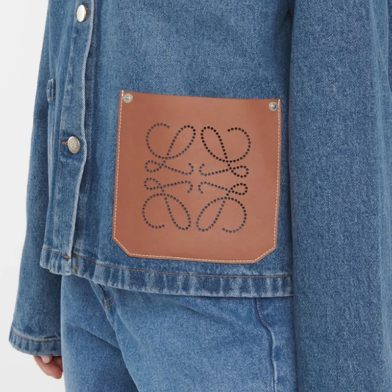 LOEWE FW21 Denim Jacket Women's Blue-5