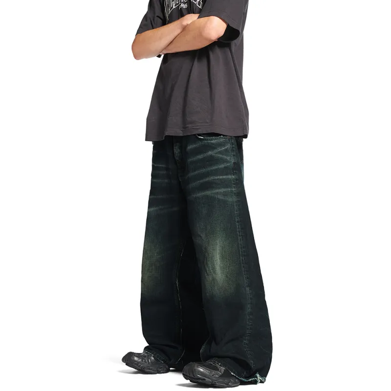 Balenciaga Jeans Loose Fit Unisex Black-5
