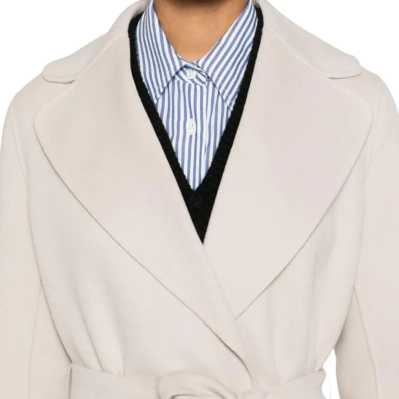 MaxMara Poldo Straight Hem Belted Coat-4