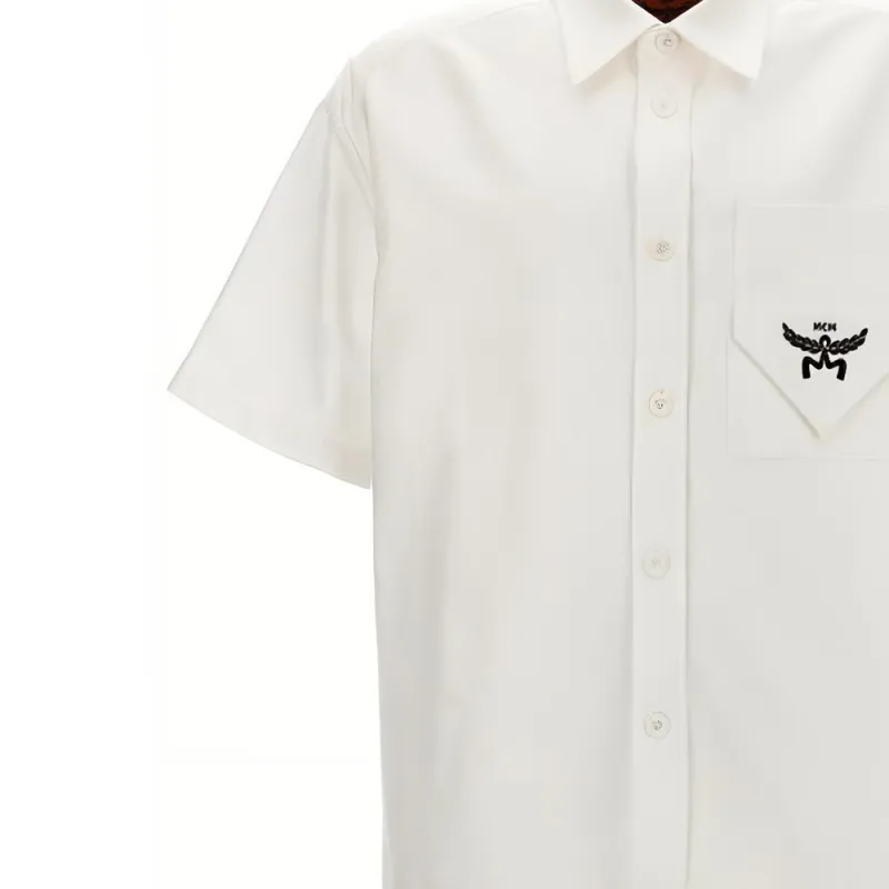 MCM Shirts Men White-2