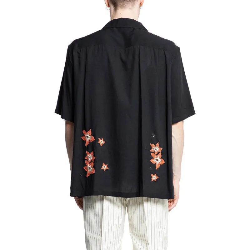 CELINE Embroidered Hawaiian Shirt In Viscose-3