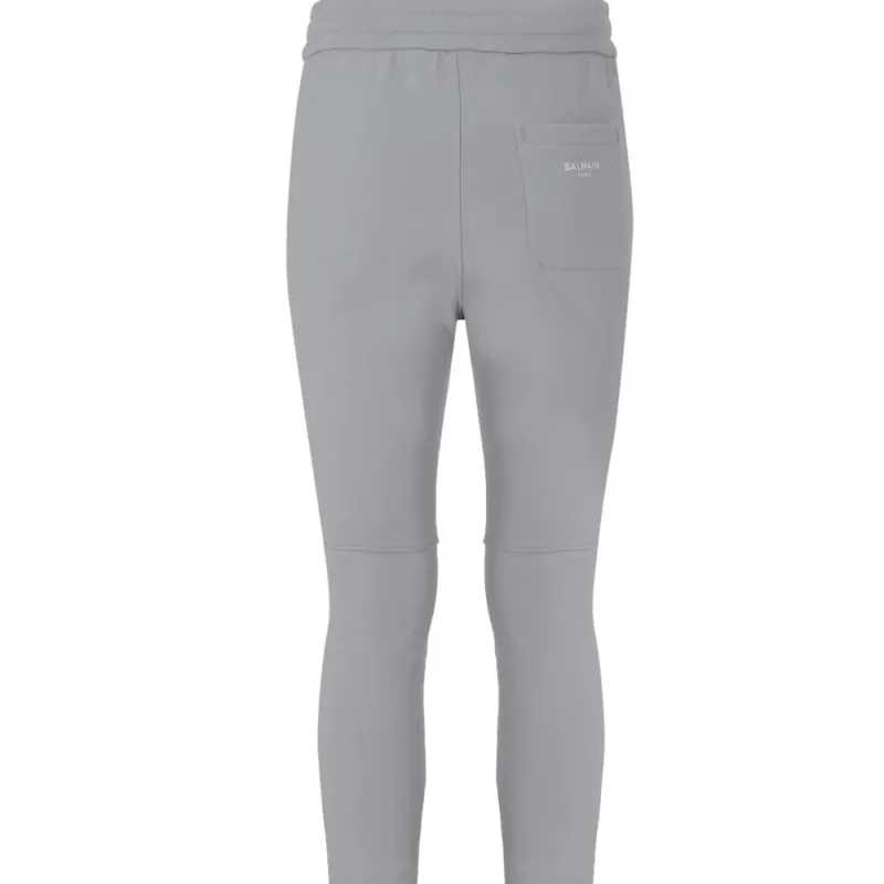 BALMAIN SS22 Athletic Trousers Men's Gray-3