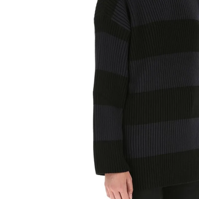 Balenciaga FW21 Sweater Women's Black Gray Color-6