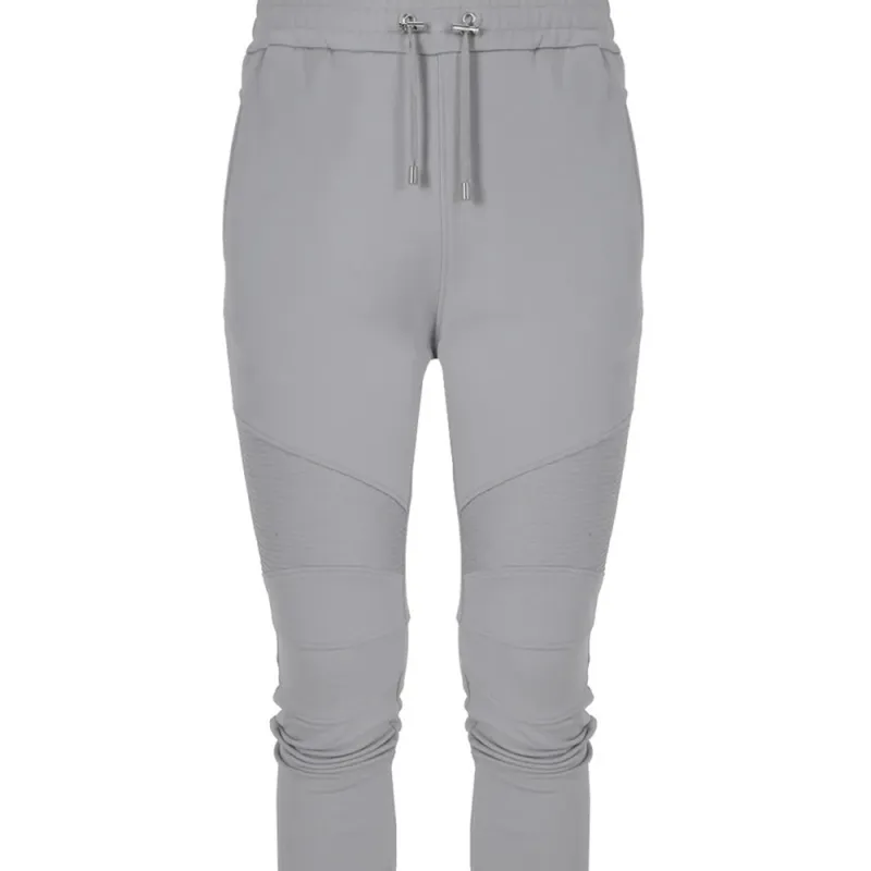 BALMAIN SS22 Athletic Trousers Men's Gray-4