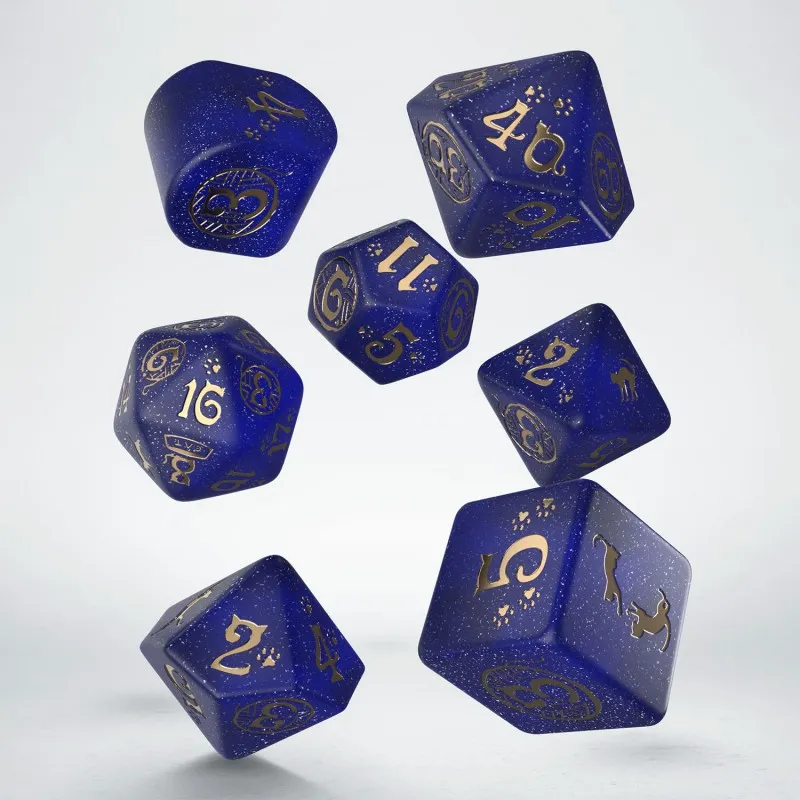 Q WORKSHOP CATS Modern Dice Set Meowster Board Games-3