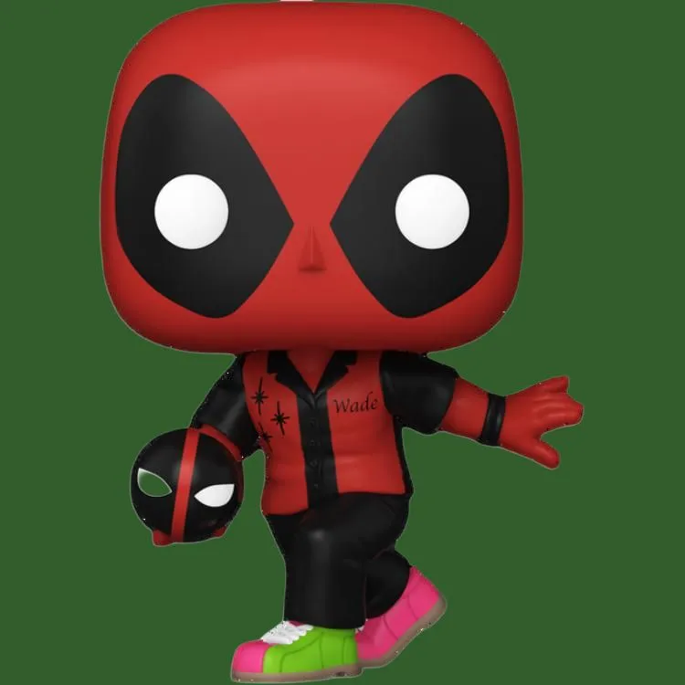 Funko x MARVEL POP! Limited Edition Deadpool Bowling Ball Chibi Figures-2