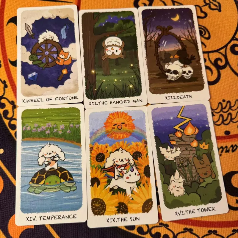 ZOCO Bunny Journey A Cute Rabbit Theme, Caro Tarot Board Games-2