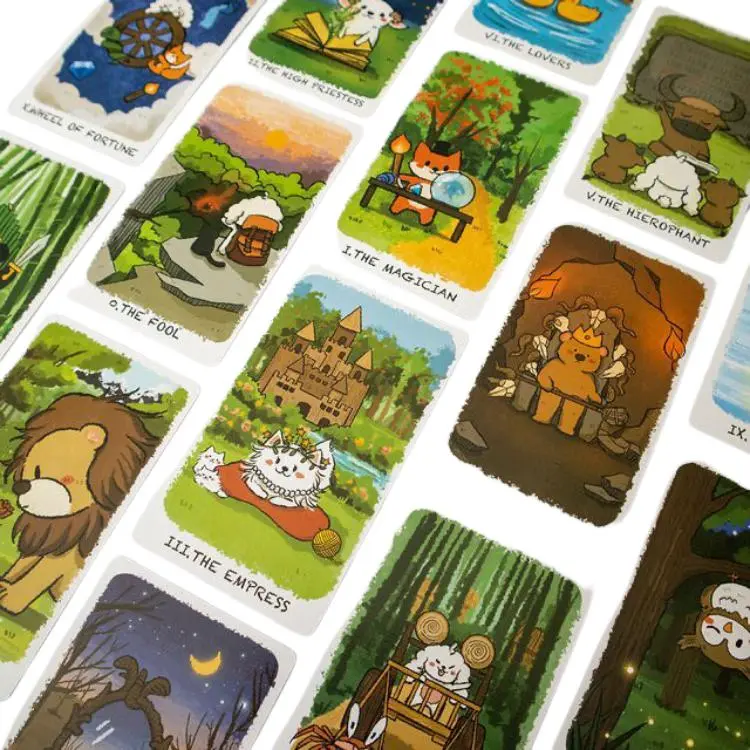 ZOCO Bunny Journey A Cute Rabbit Theme, Caro Tarot Board Games-7