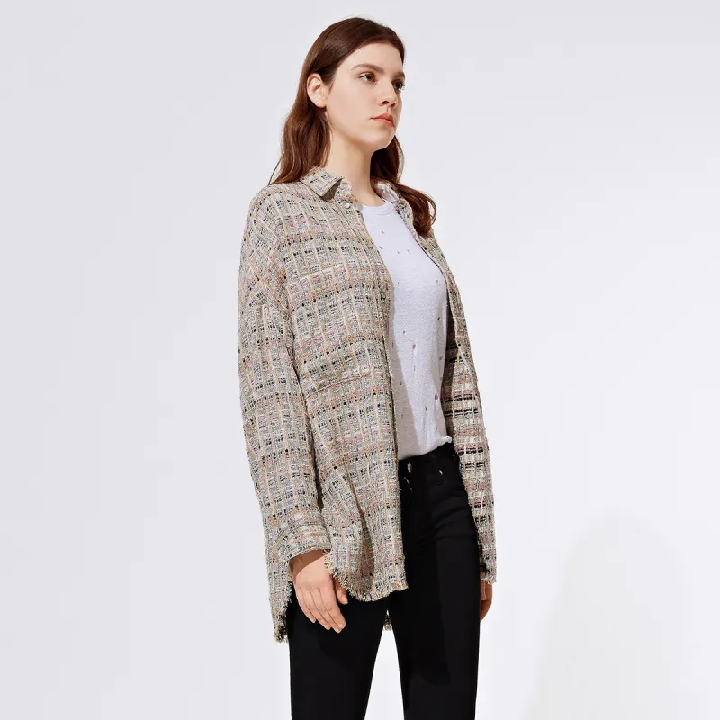 IRO NIGHT Jackets Coats Women's Beige-3