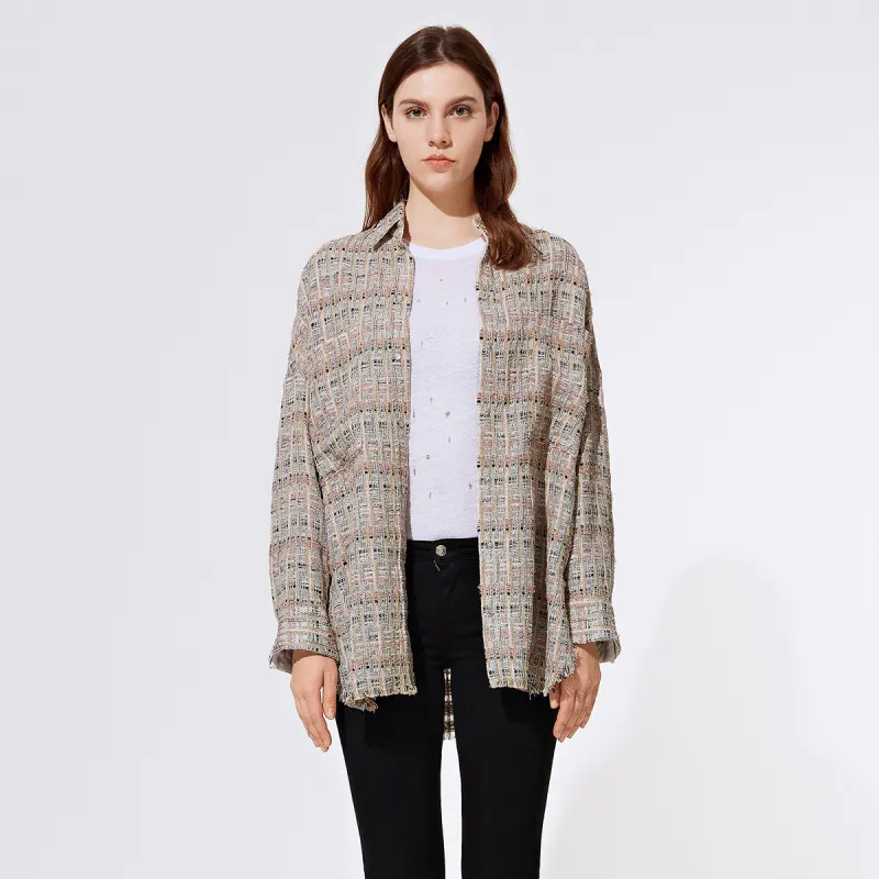 IRO NIGHT Jackets Coats Women's Beige-1