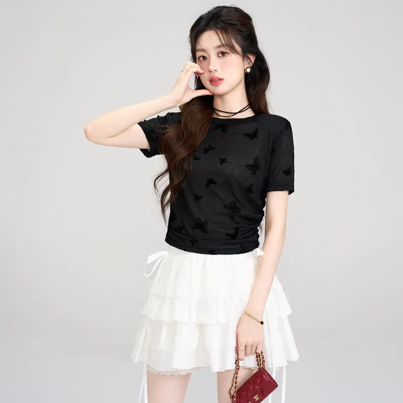Emodues T Shirts Women's Black-2