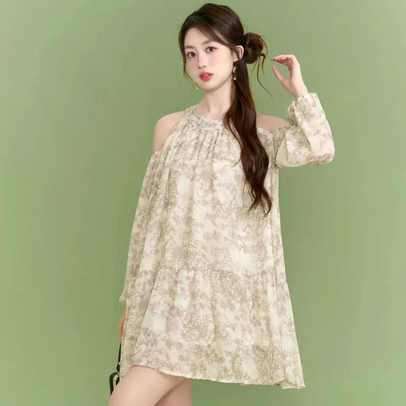 Emodues Long Sleeved Dresses Women's-5