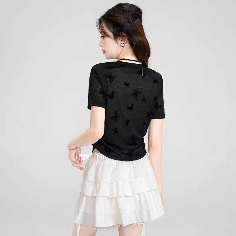 Emodues T Shirts Women's Black-5
