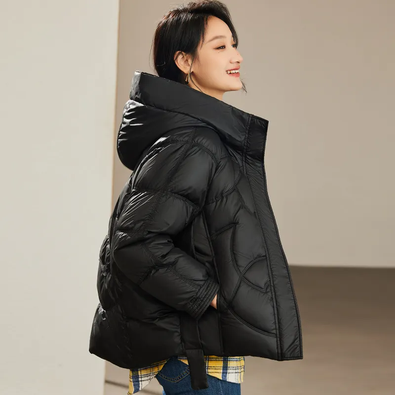 CARBAMMI Puffer Jacket Women's Black-2