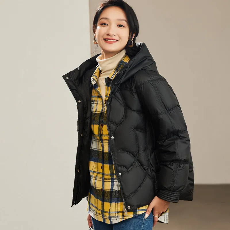 CARBAMMI Puffer Jacket Women's Black-3