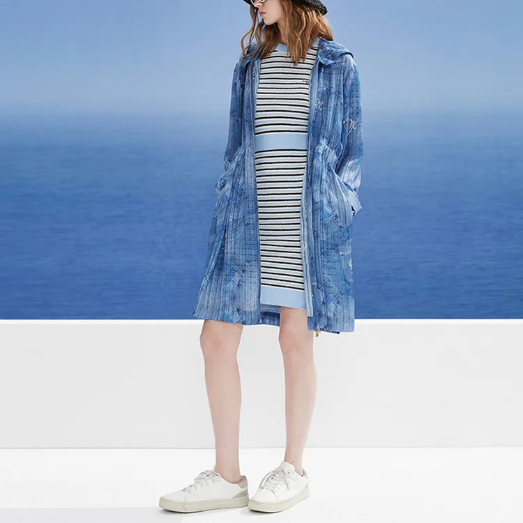 DKNY SS24 Denim Jacket Women's Medium Denim Blue-4