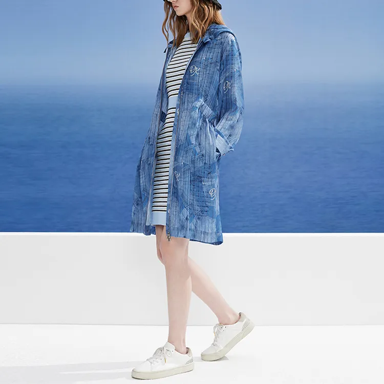 DKNY SS24 Denim Jacket Women's Medium Denim Blue-1