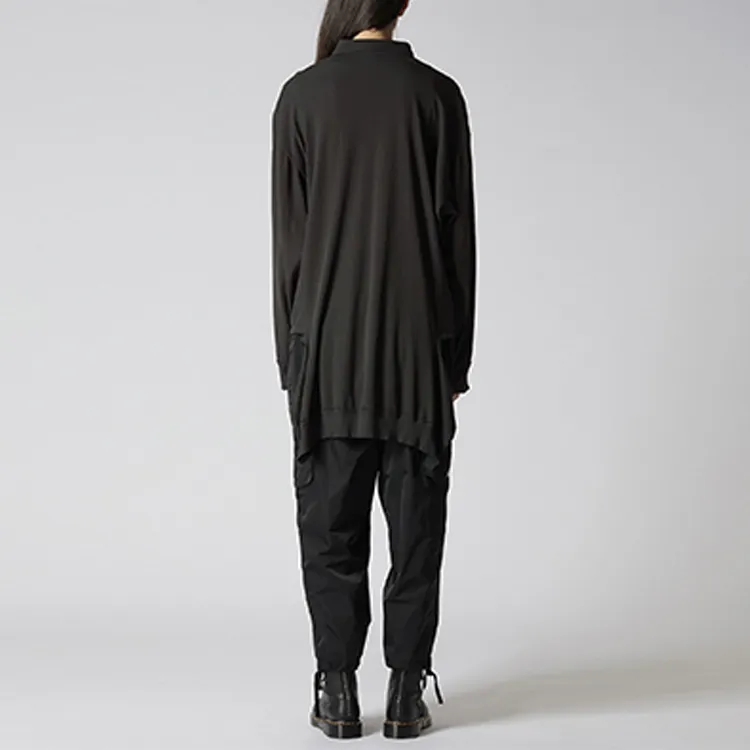 Yohji Yamamoto Ground Y SS24 Polo Shirt Unisex Black-3