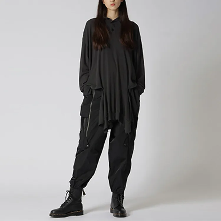 Yohji Yamamoto Ground Y SS24 Polo Shirt Unisex Black-5