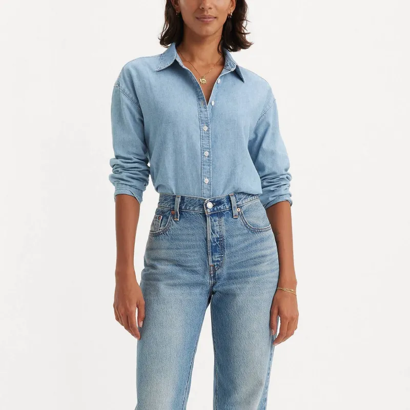 Levis Shirts Women's Sky Blue-1